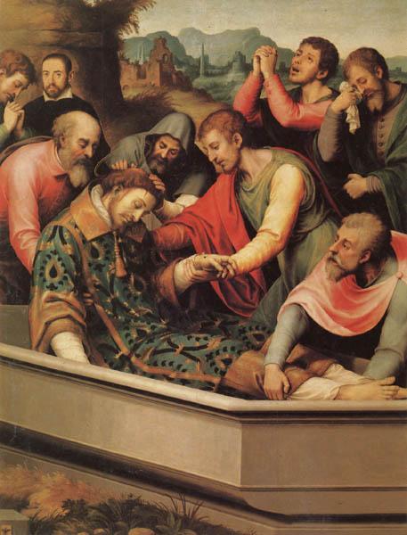 Juan de Juanes The Burial of St.Stephen Sweden oil painting art
